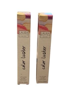 Set of 2 Laura Geller Color Luster Lip Gloss Amethyst Glaze